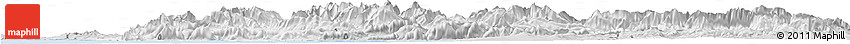Silver Style Horizon Map of CALEDON