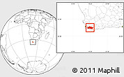 Blank Location Map of CALEDON