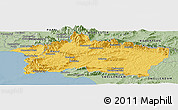 Savanna Style Panoramic Map of CALEDON