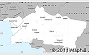 Gray Simple Map of CALEDON