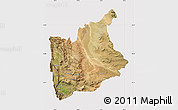 Satellite Map of CERES, cropped outside