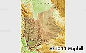 Satellite Map of CERES, physical outside