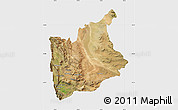 Satellite Map of CERES, single color outside