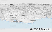 Silver Style 3D Map of KNYSNA