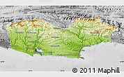 Physical Map of KNYSNA, desaturated