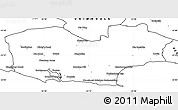 Blank Simple Map of KNYSNA