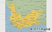 Savanna Style Map of Western Cape