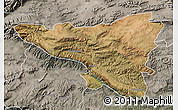 Satellite Map of MONTAGU, semi-desaturated