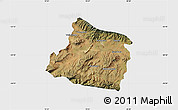 Satellite Map of ROBERTSON, single color outside
