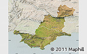 Satellite Map of SWELLENDAM, lighten