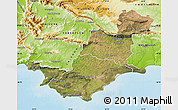 Satellite Map of SWELLENDAM, physical outside