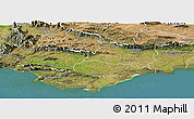 Satellite Panoramic Map of SWELLENDAM