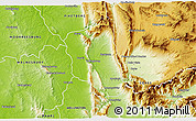 Physical 3D Map of TULBAGH