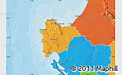 Political Map of VREDENBURG