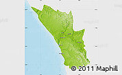 Physical Map of VREDENDAL, single color outside