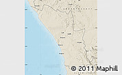 Shaded Relief Map of VREDENDAL