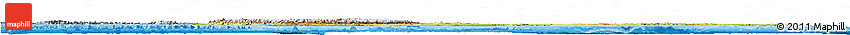 Physical Horizon Map of South America, desaturated, land only