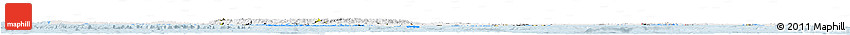 Silver Style Horizon Map of South America, single color outside