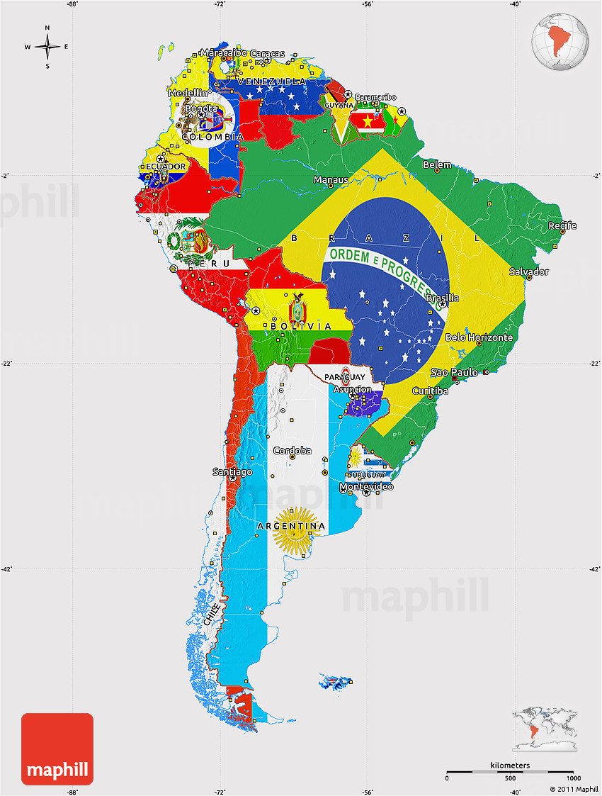 Pin on Maps of South America