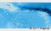 Flag 3D Map of South Georgia and the South Sandwich Islands, physical outside