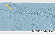 Savanna Style 3D Map of South Georgia and the South Sandwich Islands