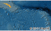 Political Map of South Georgia and the South Sandwich Islands, darken