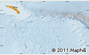 Political Map of South Georgia and the South Sandwich Islands, lighten