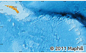 Political Map of South Georgia and the South Sandwich Islands, political shades outside