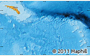 Political Map of South Georgia and the South Sandwich Islands, satellite outside, bathymetry sea