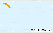 Political Shades Simple Map of South Georgia and the South Sandwich Islands