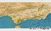 Satellite 3D Map of Andalucia