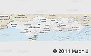 Classic Style Panoramic Map of Andalucia