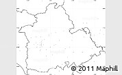 Blank Simple Map of Sevilla, no labels