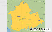 Savanna Style Simple Map of Sevilla