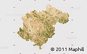 Satellite Map of Teruel, cropped outside