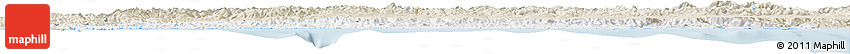 Classic Style Horizon Map of Asturias