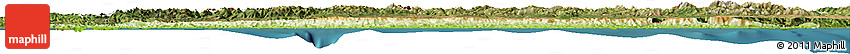 Physical Horizon Map of Asturias, satellite outside