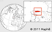 Blank Location Map of Asturias