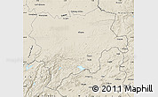 Shaded Relief Map of Albacete