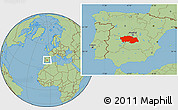 Savanna Style Location Map of Toledo