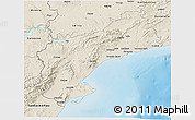 Shaded Relief 3D Map of Tarragona