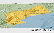 Savanna Style Panoramic Map of Tarragona