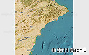 Satellite Map of Alicante