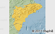 Savanna Style Map of Alicante