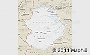 Classic Style Map of Extremadura