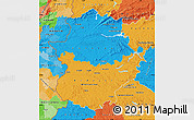 Political Map of Extremadura