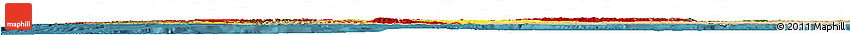 Flag Horizon Map of Spain, satellite outside