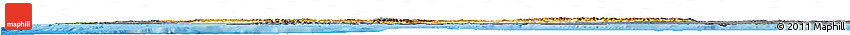 Physical Horizon Map of Spain, darken, desaturated, land only