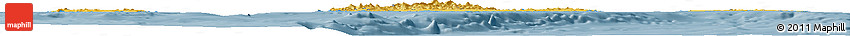Savanna Style Horizon Map of Islas Baleares, single color outside