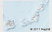 Classic Style 3D Map of Las Palmas